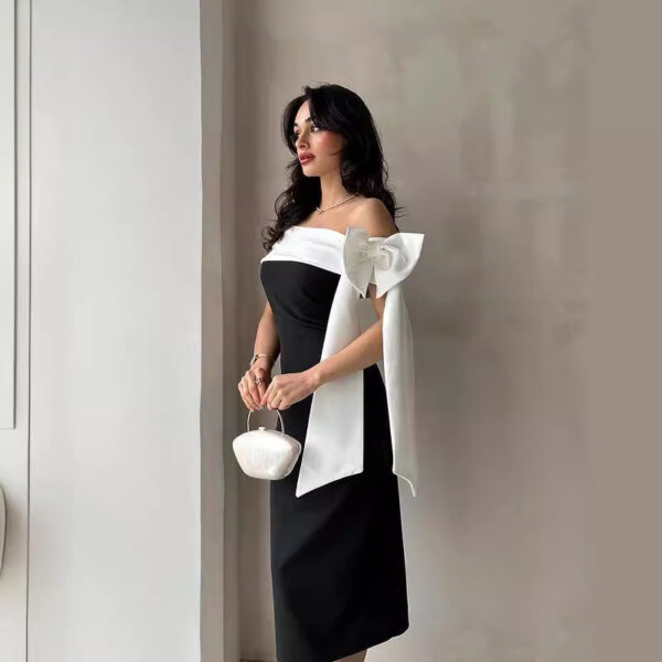 Elegant Bow Dress - Image 4