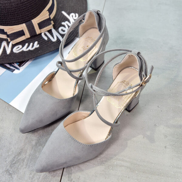 Pointed Suede High-heel - Image 6